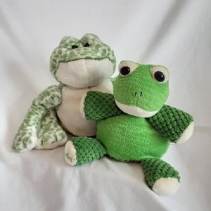 Ganz webkin & Scentsy Baby buddy plush frogs